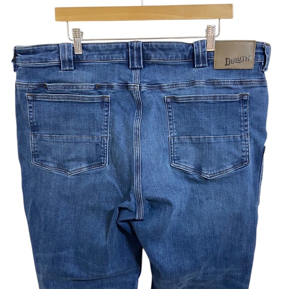 Duluth Trading Co Ballroom Double Flex Workwear Carpenter Straight Jeans 40x30 - Picture 10 of 13